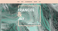 Desktop Screenshot of francesandjay.com